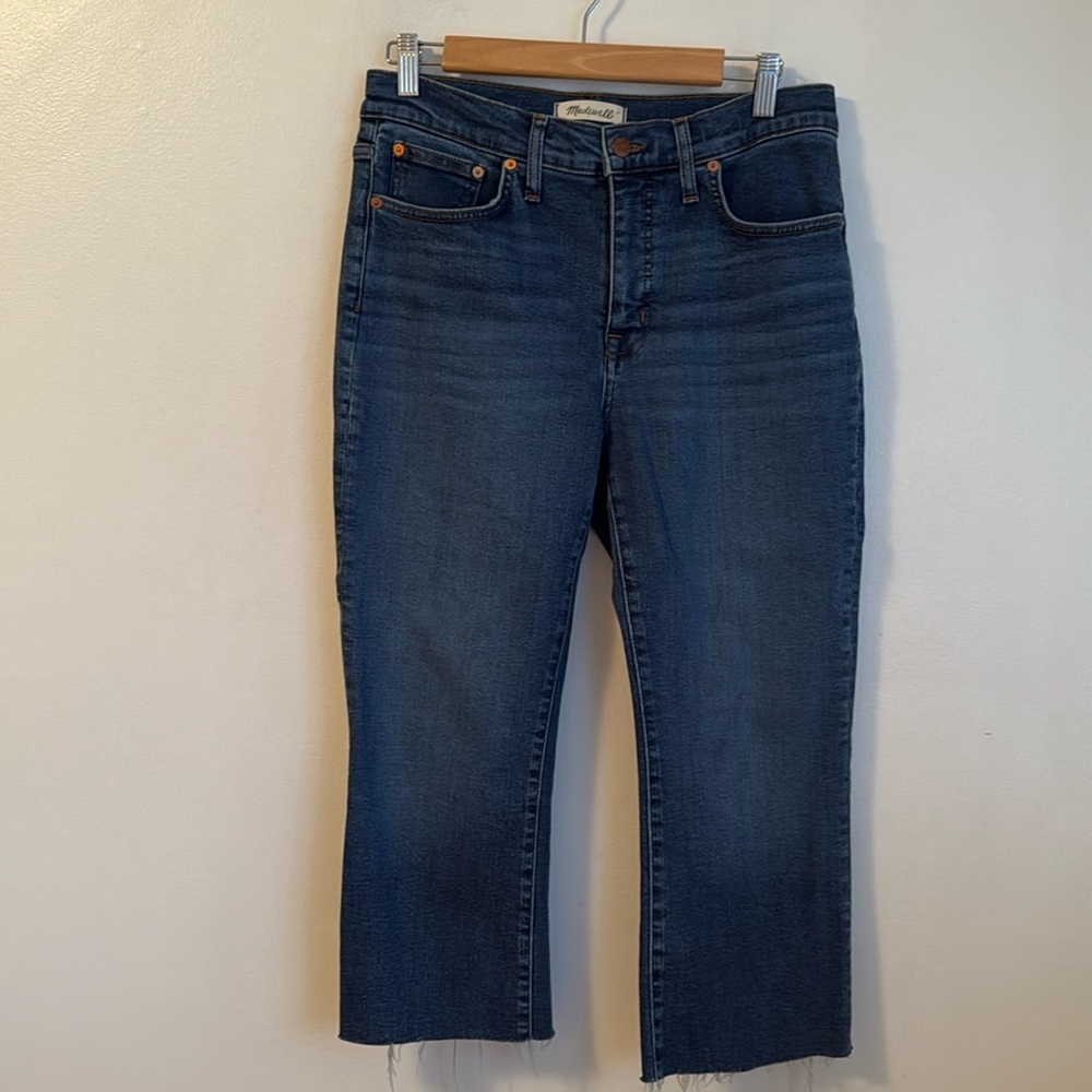 Women’s Madewell Mid-Rise Kick Out Jeans Size 29 Preowned